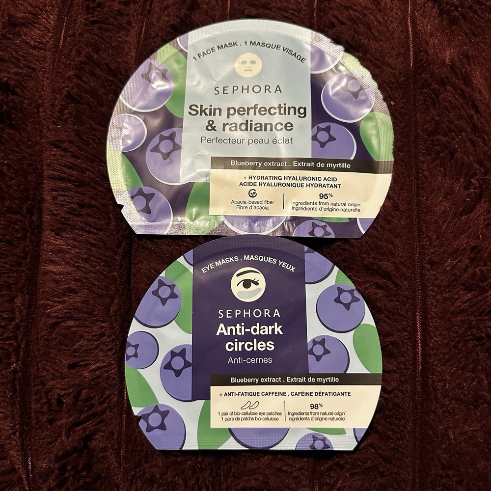 Sephora Collection Blueberry Extract Skin Perfecting & Radiance Face Mask.